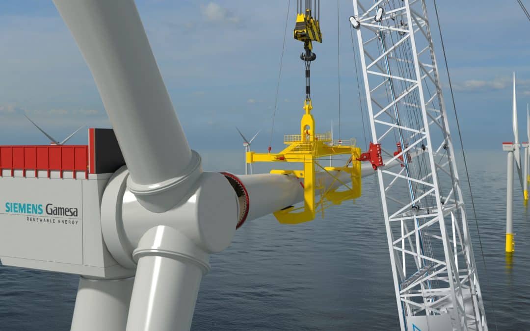 HUISMAN INTEGRATES SYSTEM FOR CONTROLLED BLADE INSTALLATION INTO CRANES FOR HAVFRAM